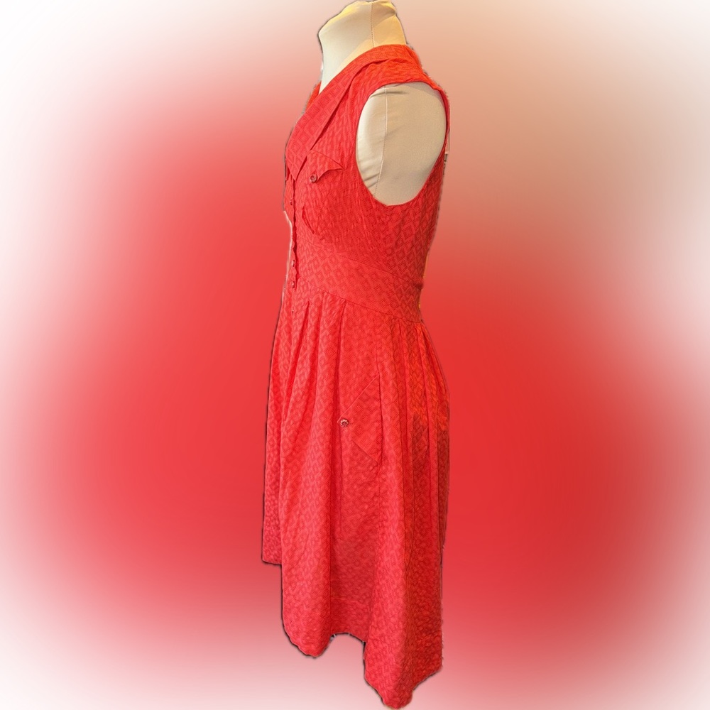 EUC Anthropologie Postmark Retro Style Four Corners Shirt Dress - Picture 3 of 9